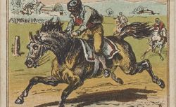 Jeu de cartes allemand des courses hippiques : 1866 vue 17