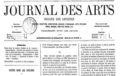 Accéder à la page "Journal des Arts (Le)"