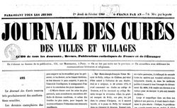 Accéder à la page "Journal des curés des villes et villages"