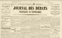 Accéder à la page "Journal des débats politiques et littéraires (Le)"