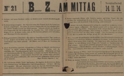 Accéder à la page "Bapaumer Zeitung am Mittag"