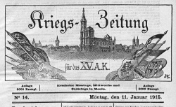 Accéder à la page "Kriegs-Zeitung für das XV. Armee-Korps"