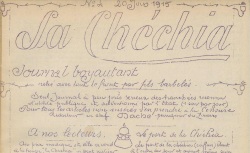 Accéder à la page "Chéchia [puis, Le zouzou] (La)"