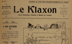 Accéder à la page "Klaxon (Le)"