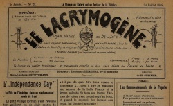 Accéder à la page "Lacrymogène (Le)"