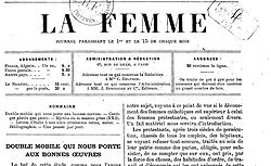 Accéder à la page "Femme (La)"