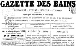 Accéder à la page "Gazette des bains"