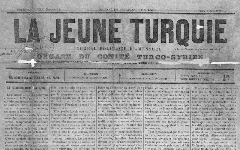 Accéder à la page "Jeune Turquie : organe du Comité turco-syrien (La)"