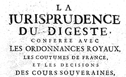 Accéder à la page "La jurisprudence du Digeste"