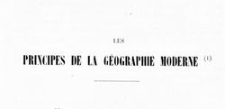 Accéder à la page "Les principes de la géographie moderne"