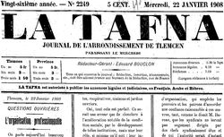 Accéder à la page "Tafna (La)"