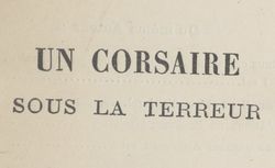 Un Corsaire sous la terreur