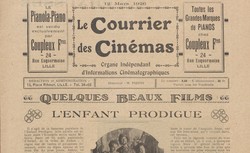 Accéder à la page "Courrier des cinémas (Le)"