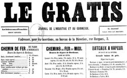 Accéder à la page "Gratis (Le)"