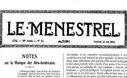 Le Ménestrel : journal de musique 