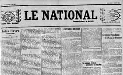 Accéder à la page "National (Le)"