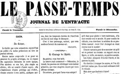 Accéder à la page "Passe-temps (Le) "