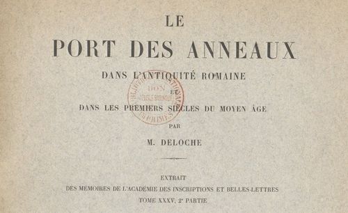 Accéder à la page "Maximin Deloche, Le port des anneaux dans l'antiquité romaine et dans les premiers siècles du Moyen-Age. (Paris : Impr. nationale, 1896)"