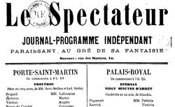 Accéder à la page "Spectateur (Le)"