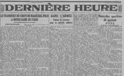 Accéder à la page "Grandes heures de Notre-Dame dans la presse"