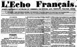 Accéder à la page "Écho français (L')"