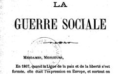 Accéder à la page "La Guerre sociale (1871) - discours"