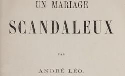 Accéder à la page "Un mariage scandaleux (1863)"