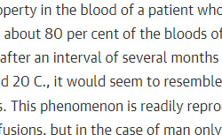 LEVINE, Philip (1900-1987), STETSON, Rufus E. (1922-1999) An unusual case of intra-group agglutination