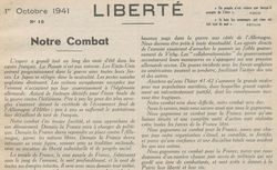 Accéder à la page "Liberté"