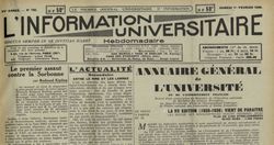 Accéder à la page "Information universitaire (L')"