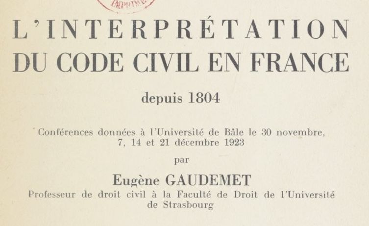 Gaudemet, Eugène (1872-1933)