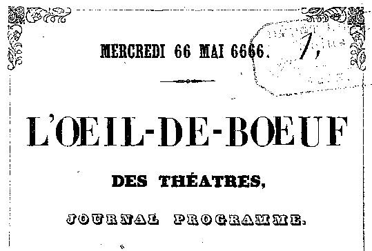 Accéder à la page "Oeil-de-boeuf des théâtres (L') "