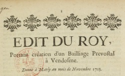 Accéder à la page "Actes royaux"