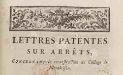 Accéder à la page "Droit et réglementation d'Ancien Régime"