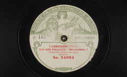 I Lombardi. Gerusalem..! : coro della processione ; Verdi, comp. ; Coristi del teatro alla Scala - source : gallica.bnf.fr / BnF