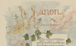 [Enregistrements sonores] / Manon : [estampe], 1884 - source : gallica.bnf.fr / BnF