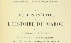 Accéder à la page "Section historique du Maroc"