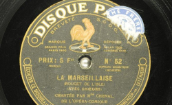 Disque NC Pathé saphir 52 - Marthe Chenal, soprano française - source : gallica.bnf.fr/BnF