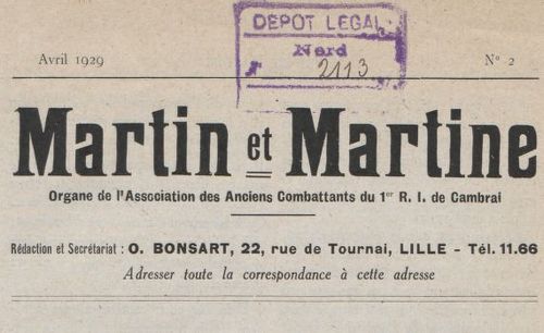 Accéder à la page "Martin et Martine"