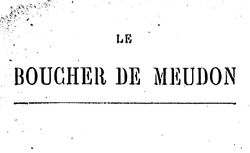 Le Boucher de Meudon