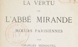 La Vertu de l’abbé Mirande