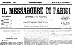 Accéder à la page "Messaggere di Parigi (Il)"