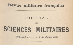 Accéder à la page "Journal des sciences militaires"