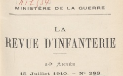 Accéder à la page "Revue d'infanterie"