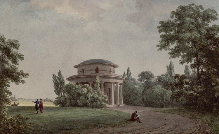 Pavillon bordant le parc de Monceau. N° 27 : dessin / Palaiseau