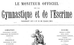 Accéder à la page "Moniteur officiel de la gymnastique et de l'escrime (Le)"