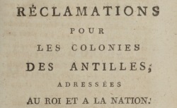 Accéder à la page "Recueils de pièces imprimées concernant les colonies, 1ère série, tome 15"