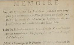 Accéder à la page "Recueils de pièces imprimées concernant les colonies, 1ère série, tome 50"