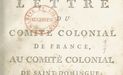 Accéder à la page "Recueils de pièces imprimées concernant les colonies, 1ère série, tome 09"