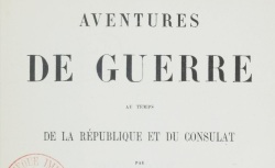 Accéder à la page "Moreau de Jonnès, Aventures de guerre"